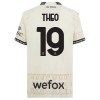 Officiële Voetbalshirt AC Milan Theo Hernandez 19 Vierde 2023-24 Witte - Heren